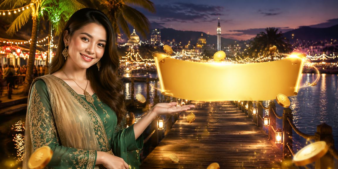 Suasana perayaan Hari Raya di kasino hiburan Malaysia dengan promosi VIP y16 yang meriah